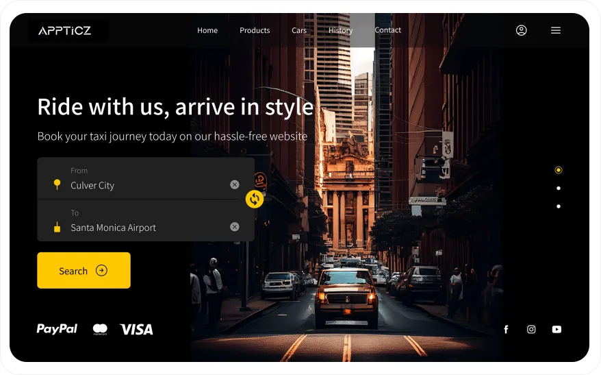 Create a Taxi Booking App